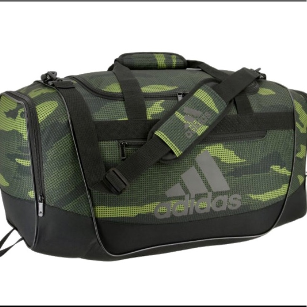 Adidas camo duffle bag